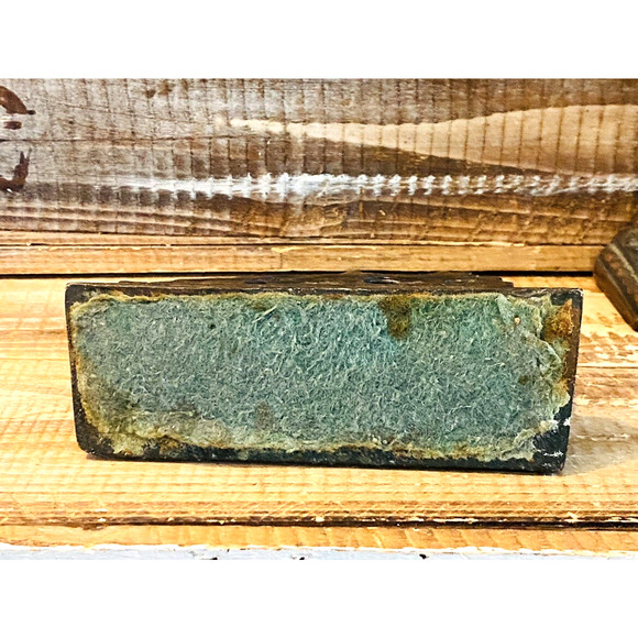 Vintage Cast Iron Old Ironsides USS Constitution Ship Bookends Door Stop 5.5" T - Picture 8 of 10